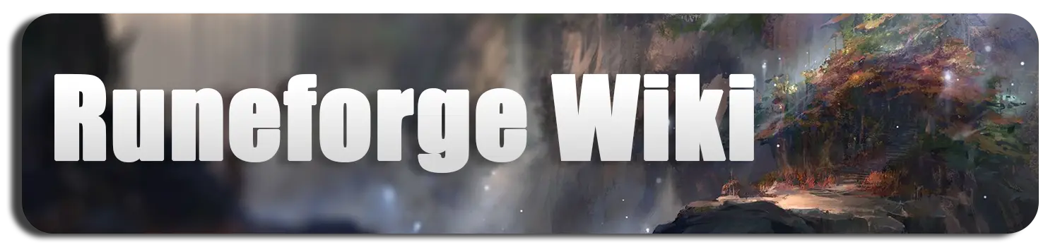 Runeforge Wiki Welcome Banner